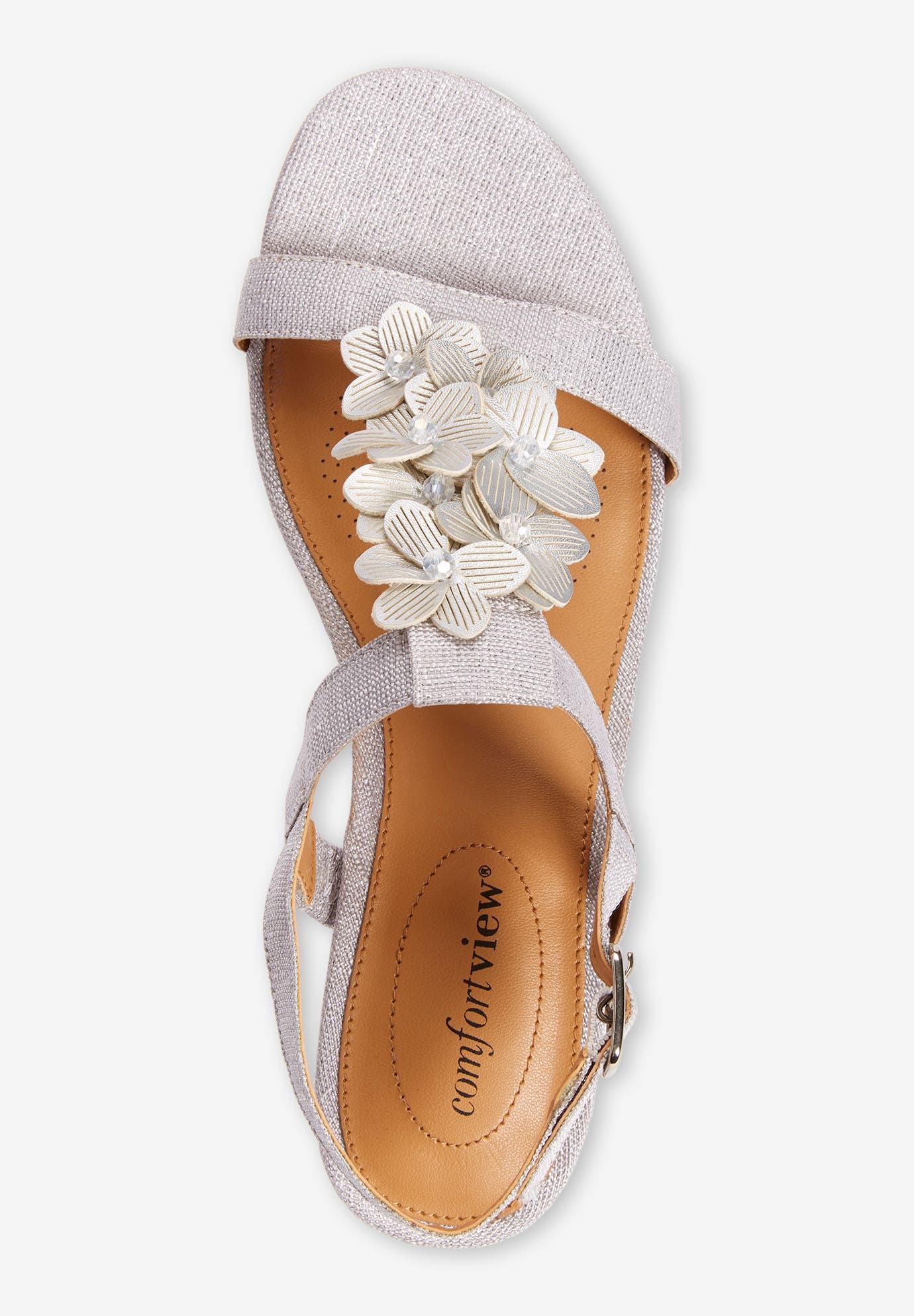 The Carina Slingback, Alternate, color, SILVER