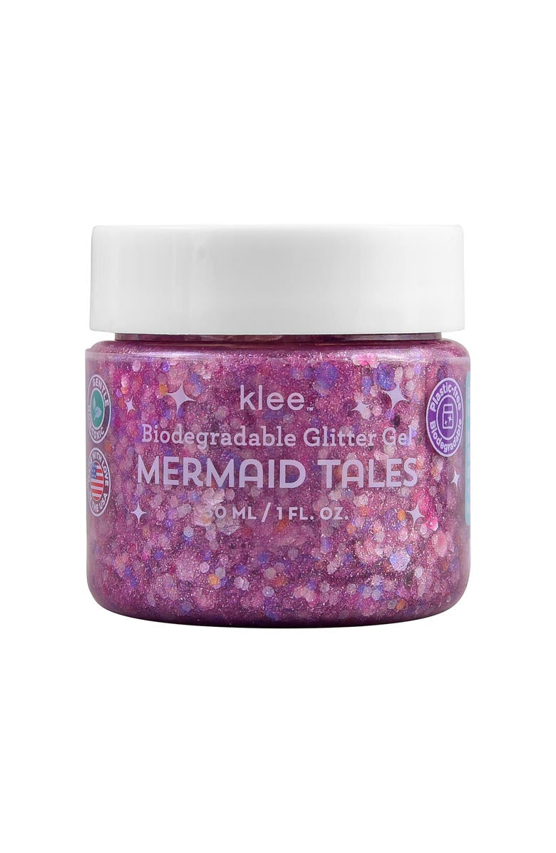 Klee Naturals Mermaid Paradise - Kids' Bio-Glitter Gel 4-PC Set, Alternate, color, Multi