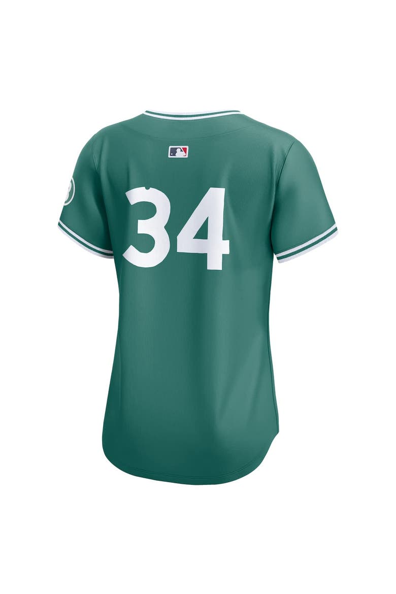 Women's Nike David Ortiz Green Boston Red Sox 2025 City Connect Limited Retired Player Jersey, Alternate, color, Green