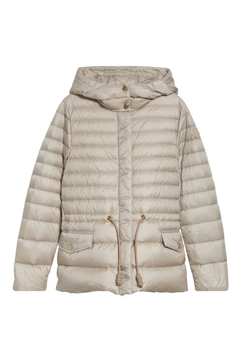 Raies Quilted Down Puffer Jacket, Alternate, color, BEIGE