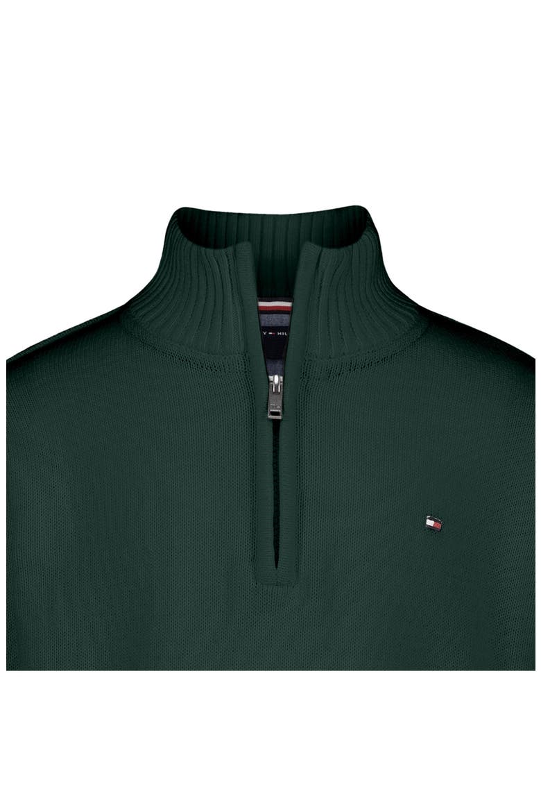 Kids' Cotton Quarter Zip Sweater, Alternate, color, JUNE BUG