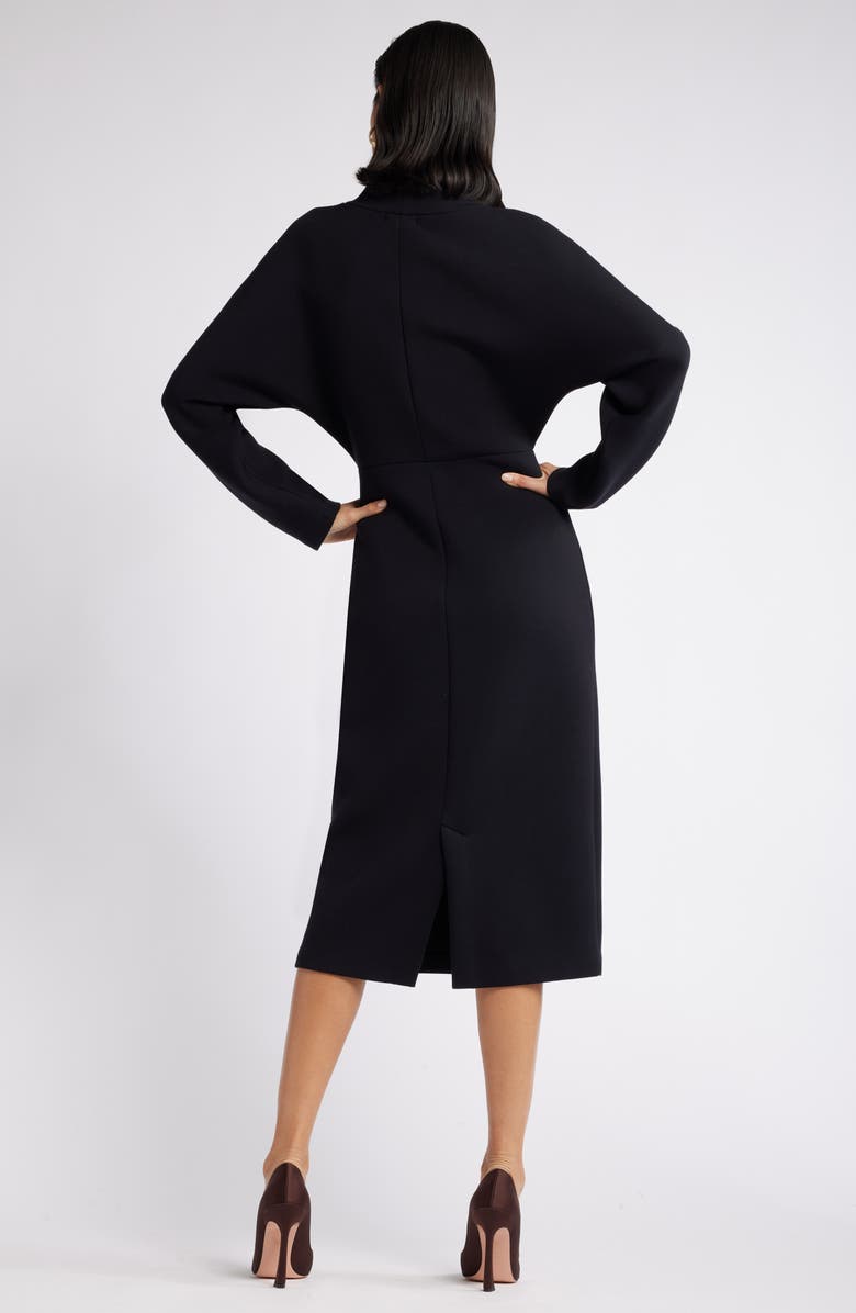 Nordstrom Mock Neck Midi Dress, Alternate, color,