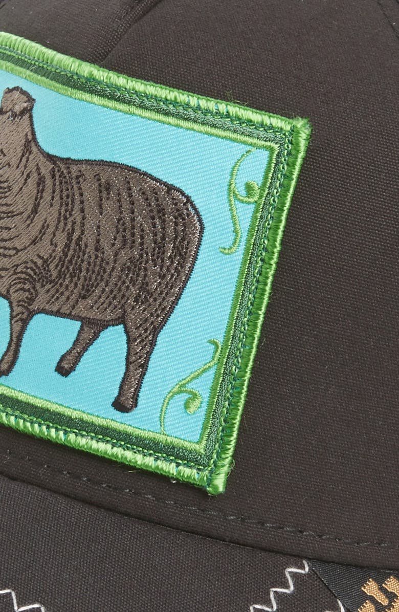 Goorin Bros. Goorin Brothers 'Animal Farm - Black Sheep' Trucker Cap, Alternate, color,