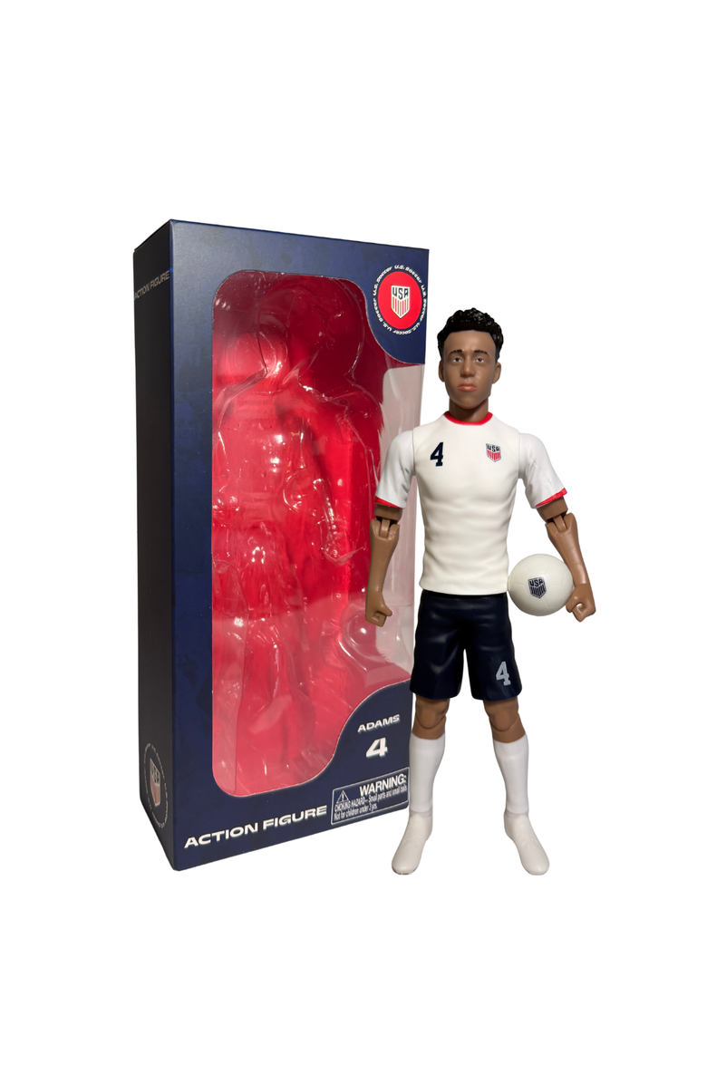Banbo Toys SOCKERS USMNT Tyler Adams 8" Collectible Soccer Action Figure, Main, color, White