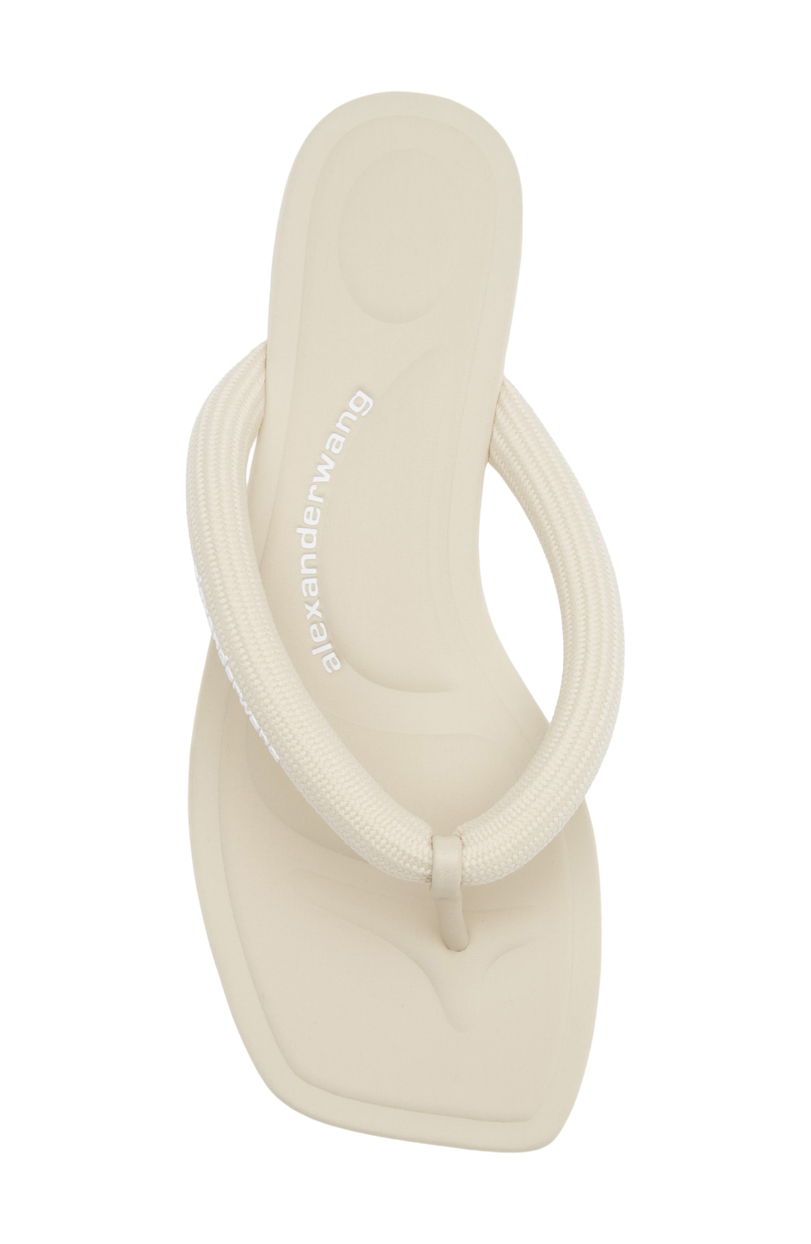 Jenna Tubular Strap Flip Flop, Alternate, color, VANILLA