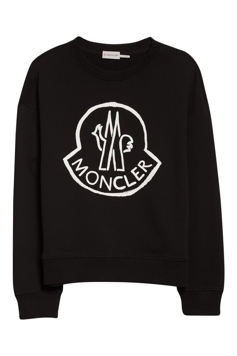 Logo Graphic Sweatshirt, Alternate, color, 999 BLACK