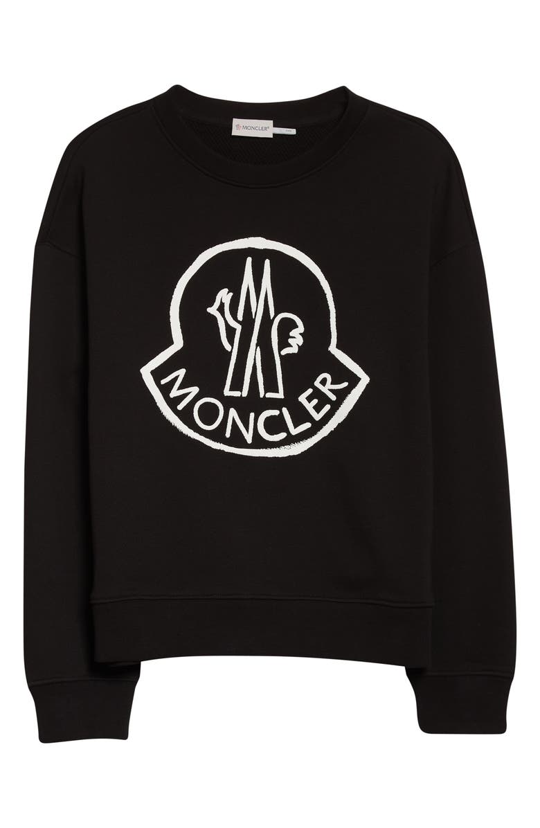 Moncler Logo Graphic Sweatshirt, Alternate, color, 