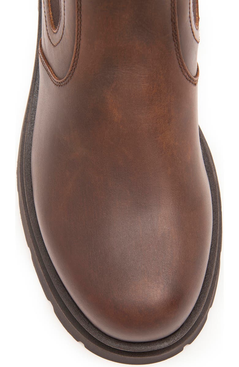 NeroGiardini Lug Sole Chelsea Boot, Alternate, color, Brown