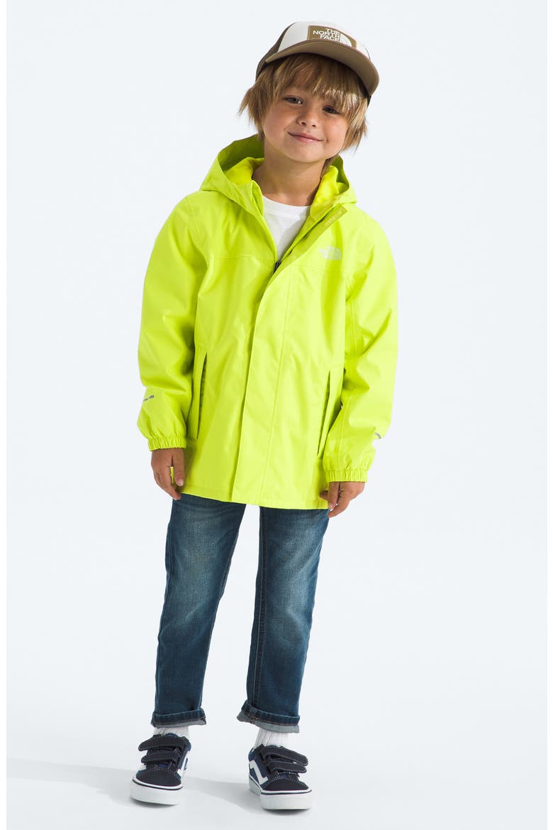 Kids' Antora Waterproof Recycled Polyester Rain Jacket, Alternate, color, FIZZ LIME
