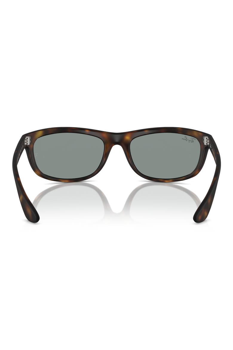 62mm Oversize Rectangular Sunglasses, Alternate, color, HAVANA