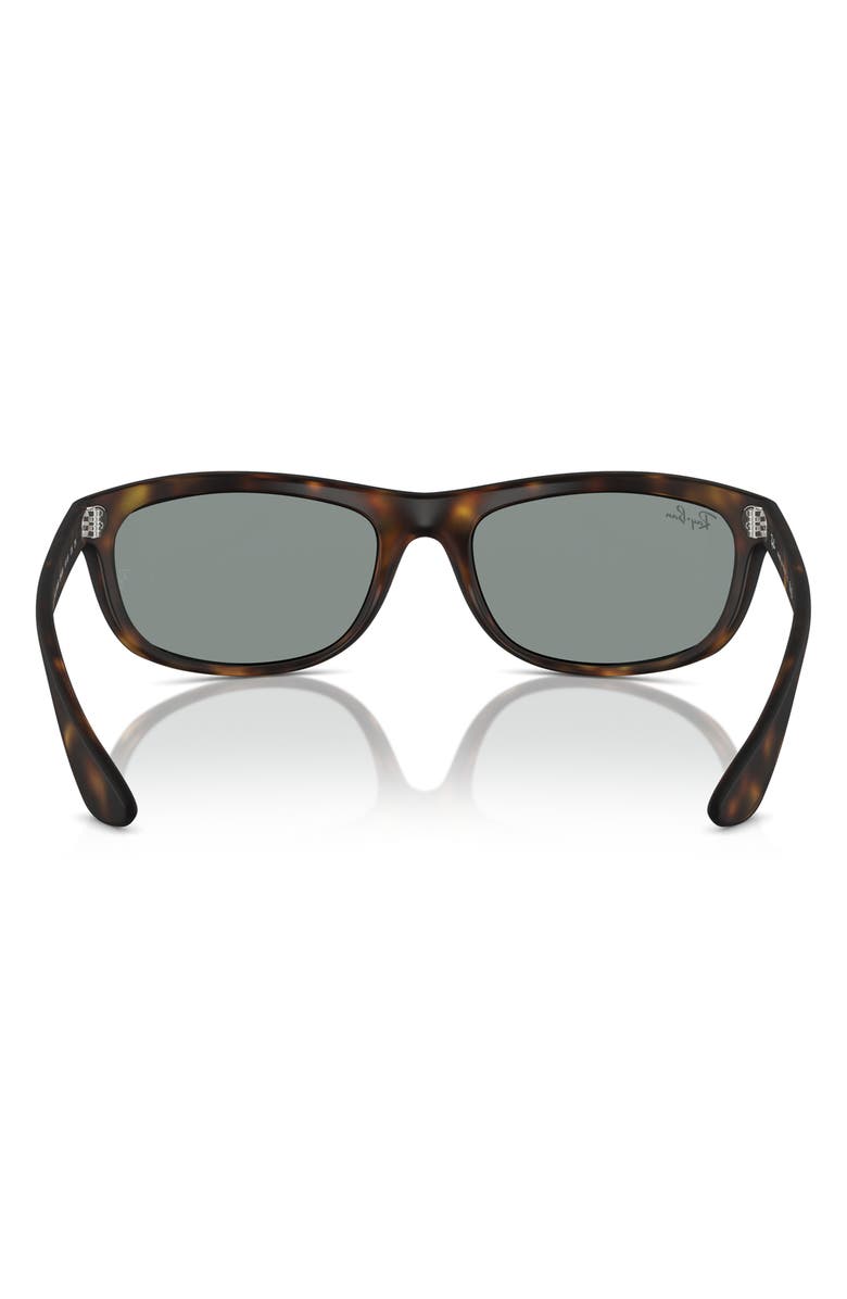 Ray-Ban 62mm Oversize Rectangular Sunglasses, Alternate, color, Havana