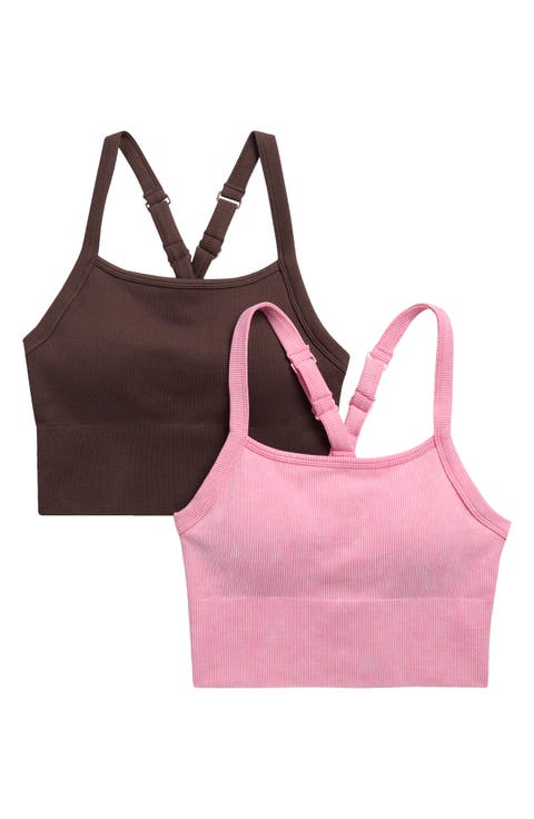 Stonewash 2-Pack Seamless Sports Bras