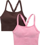 YOGALICIOUS Stonewash 2-Pack Seamless Sports Bras