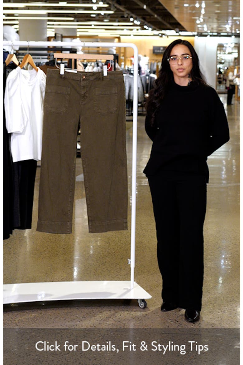 The Marine Crop Wide Leg Jeans video