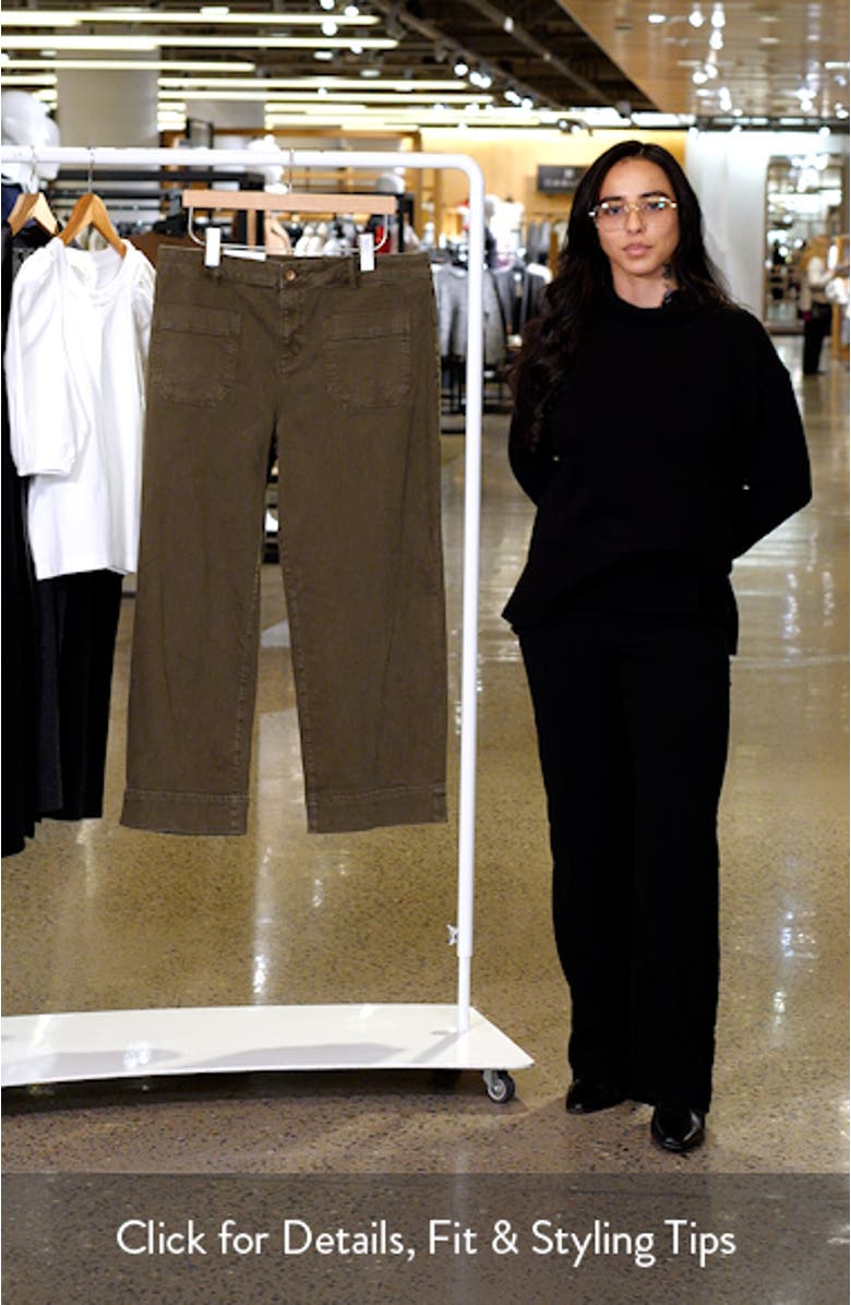 The Marine Crop Wide Leg Jeans, sales video thumbnail