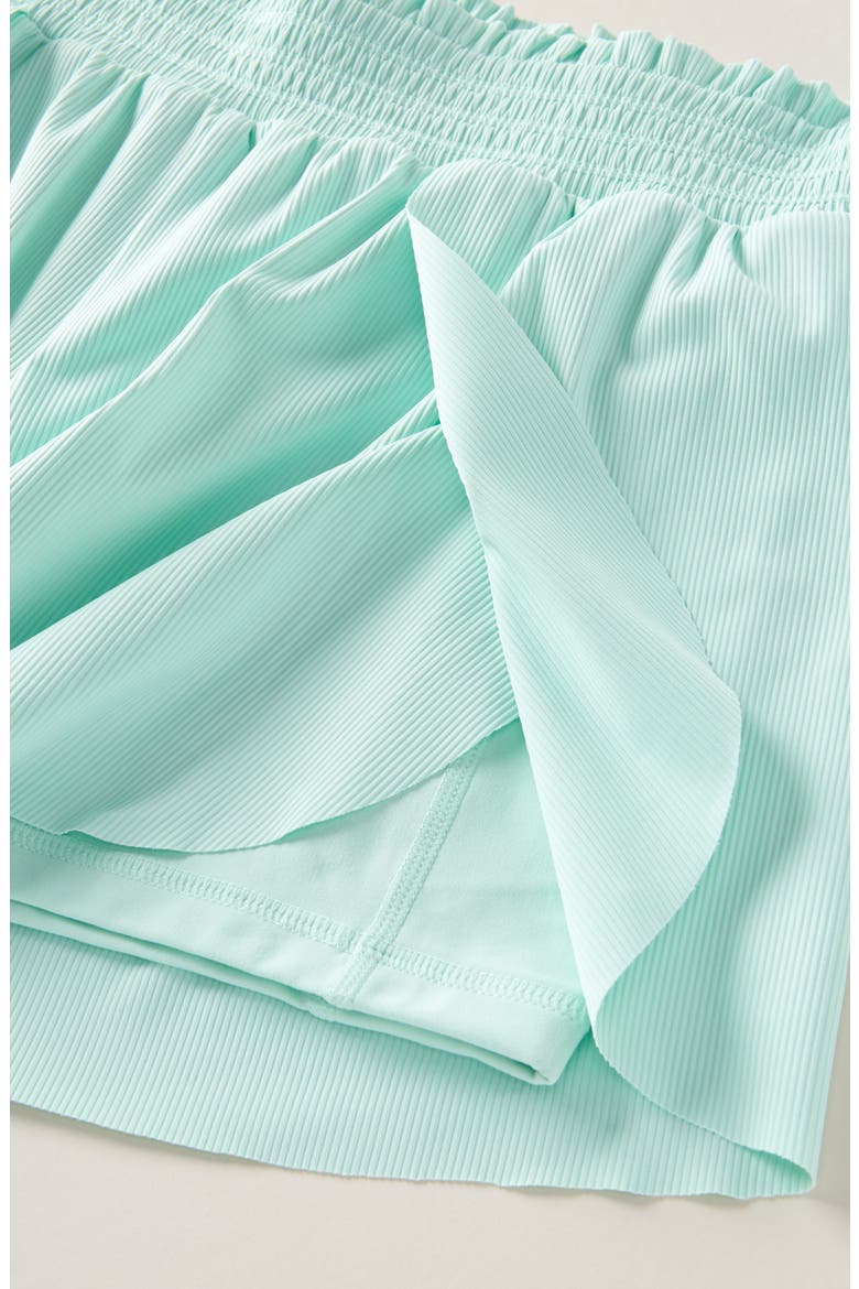 Kids' High Kick Skirty Short, Alternate, color, GREEN BROOK