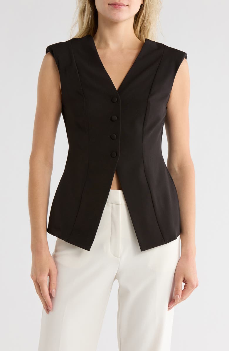 ASOS DESIGN Nipped In Waistcoat, Main, color, 