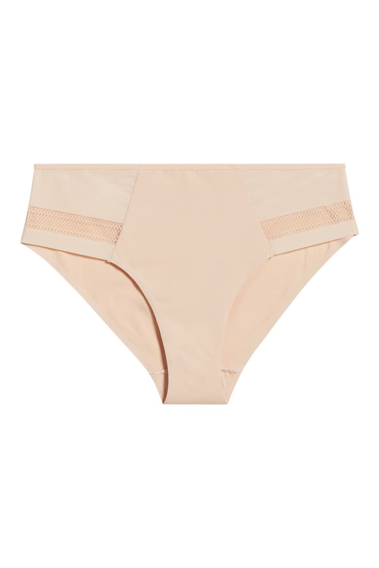 Easy Bliss Mid Rise Bikini Briefs, Alternate, color, NUDE BLUSH