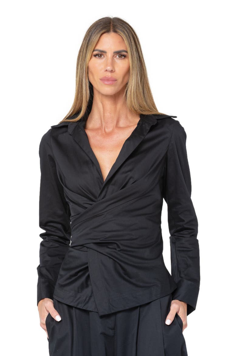 Valentina Top, Alternate, color, BLACK