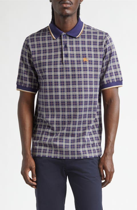 Pelham Tipped Check Polo