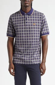 Burberry Pelham Tipped Check Polo
