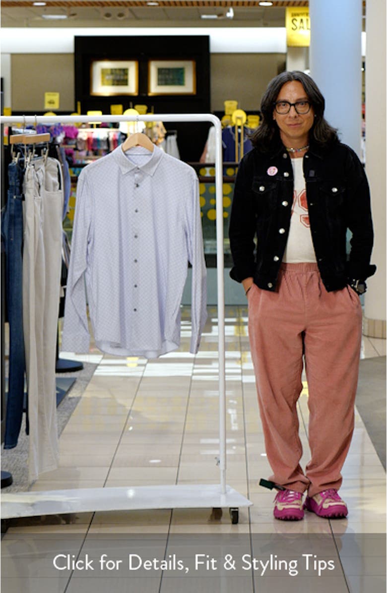 Jules OoohCotton<sup>®</sup> Grid Button-Up Shirt, sales video thumbnail