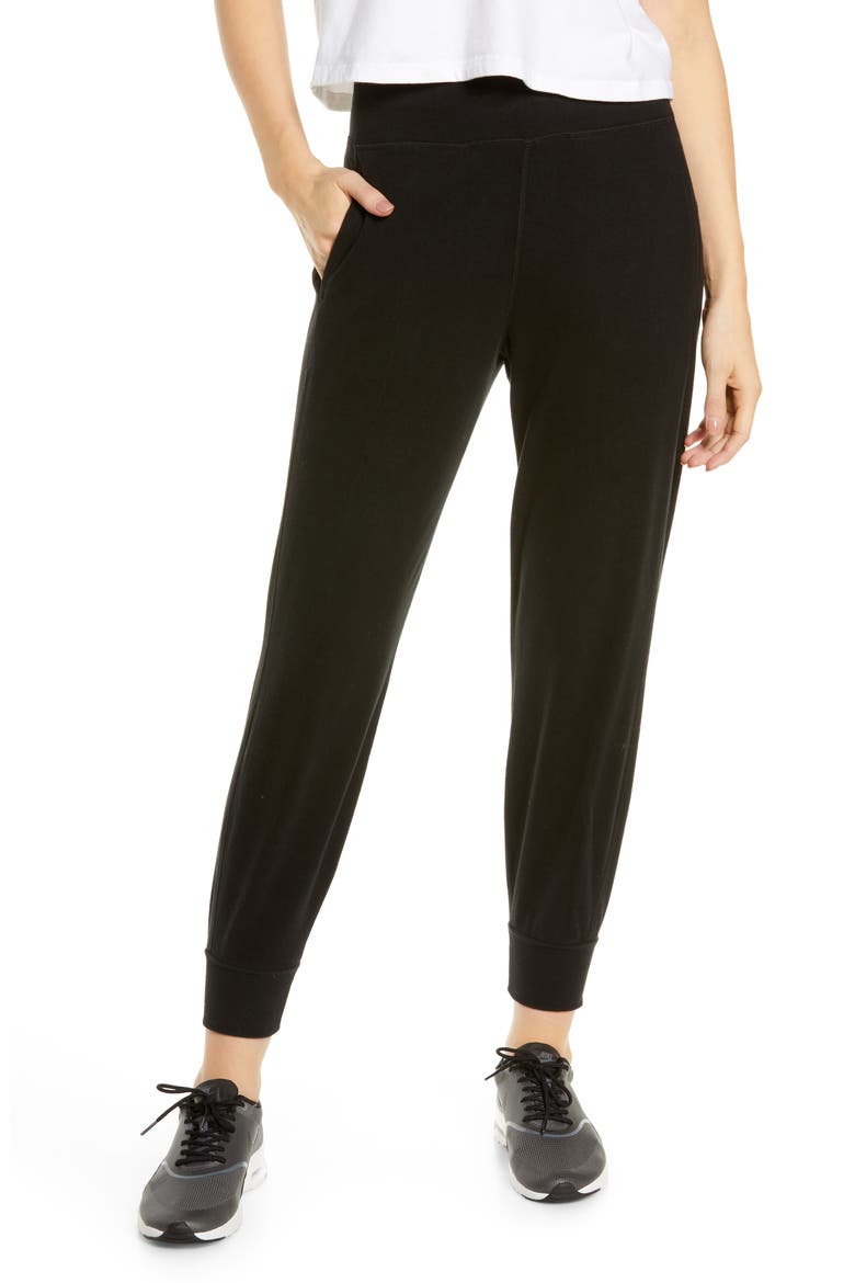 Gary Fleece Joggers, Main, color, BLACK