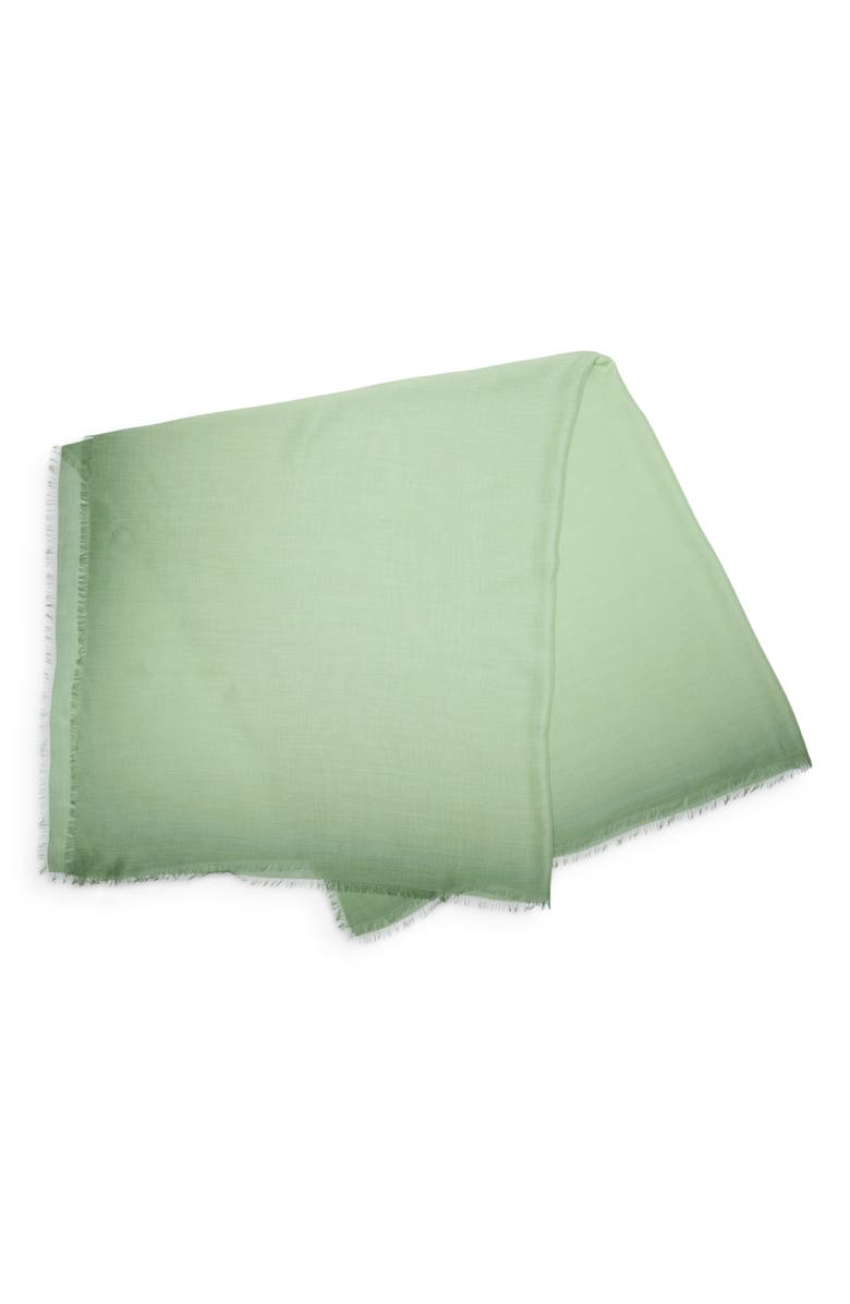 Nordstrom Ombré Scarf, Alternate, color, Green Ombre