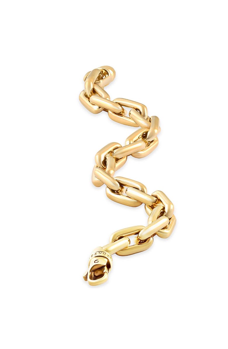 Bliss Diamond Men's Link 14k Gold (88gram) or Platinum (144gram) 10mm Bracelet 9.25", Alternate, color,