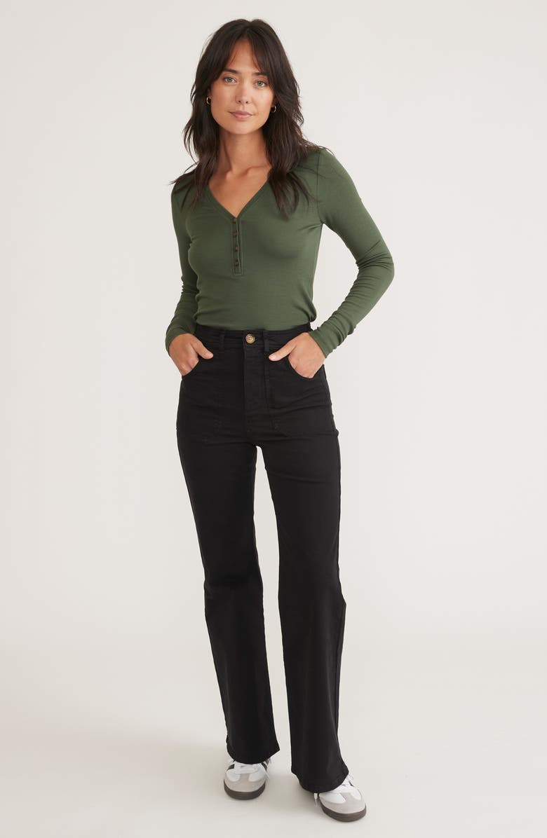 Marine Layer Lexi Long Sleeve Rib Henley, Alternate, color,