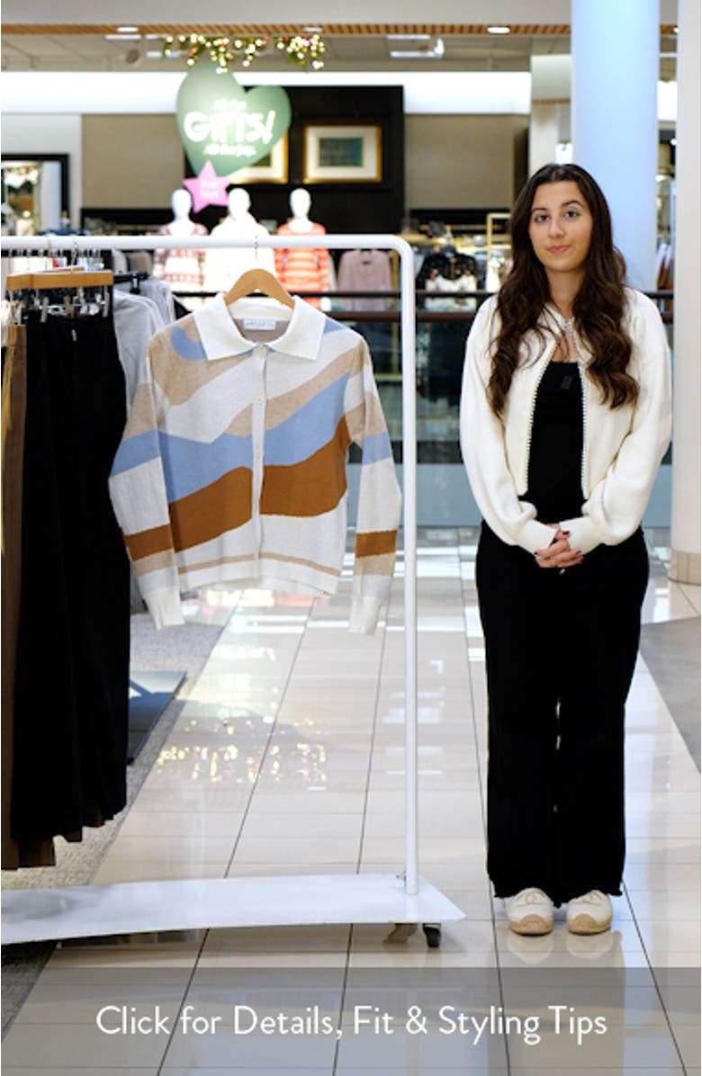 Tulula Colorblock Jacquard Cardigan, sales video thumbnail