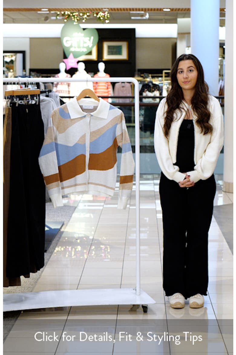 Tulula Colorblock Jacquard Cardigan video