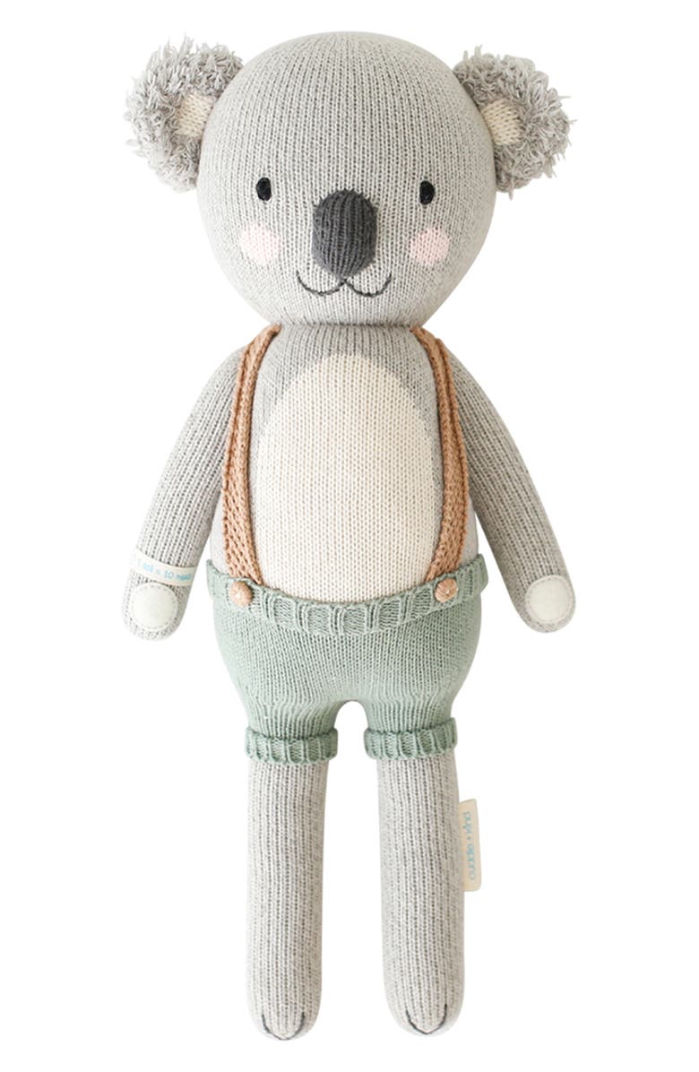 cuddle+kind Little Quinn the Koala Stuffed Animal, Main, color, Green/ Grey