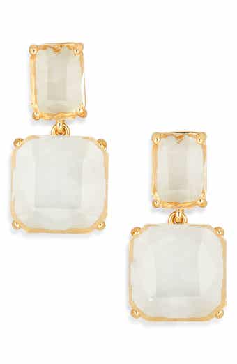 NORDSTROM RACK Double Stone Drop Earrings
