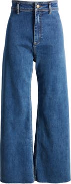 Rip Curl Holiday High Waist Wide Leg Jeans