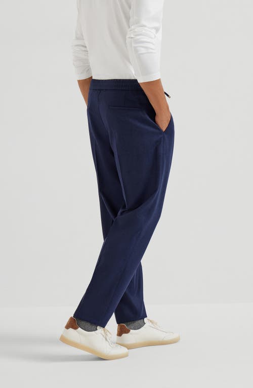 Brunello Cucinelli Virgin Wool Flannel Trousers