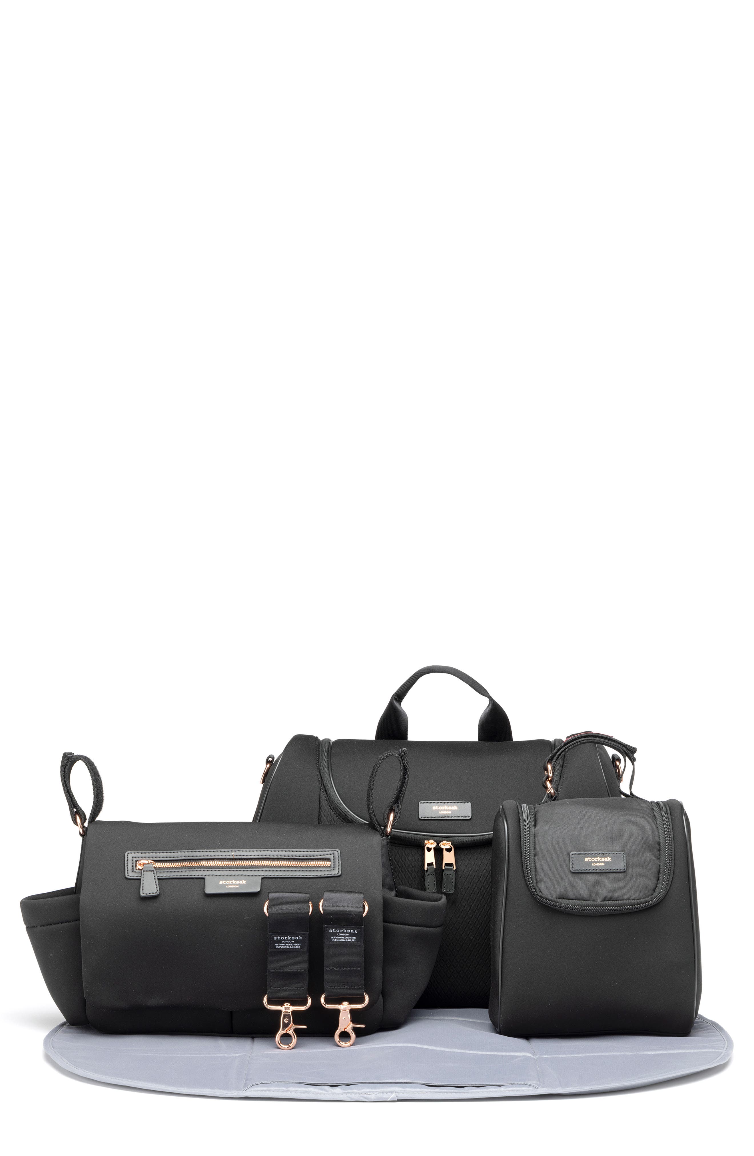 Storksak Poppy Luxe Changing Bag Bundle, Main, color, 