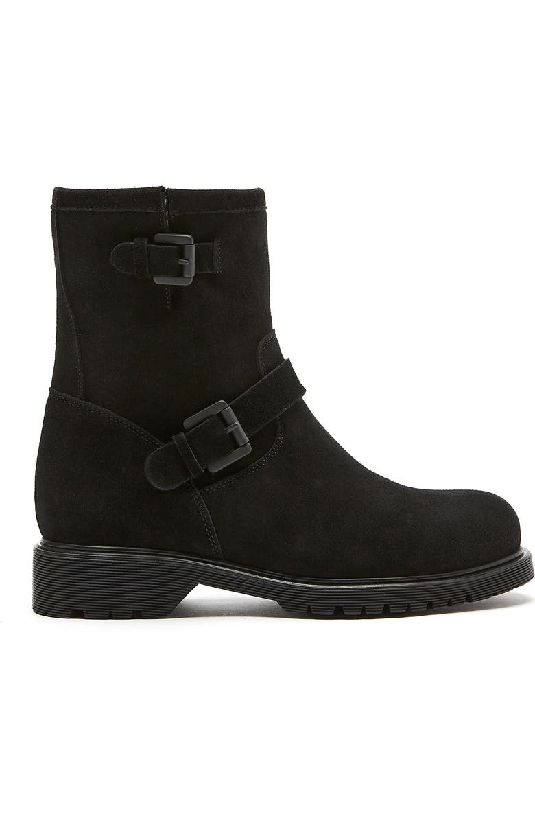 La Canadienne Hana Waterproof Genuine Shearling Lined Engineer Boot, Alternate, color,