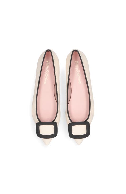 Pointed Toe Buckle Flat