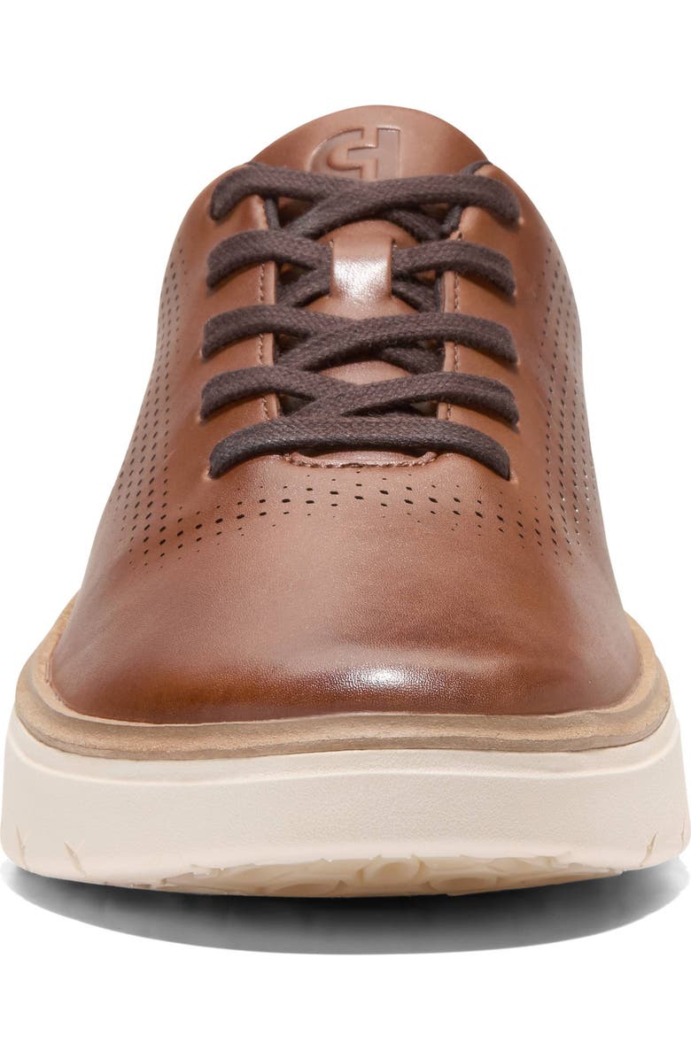Cole Haan GrandPro Featherarc Laser Sneaker, Alternate, color, British Tan / Ivory / Angora