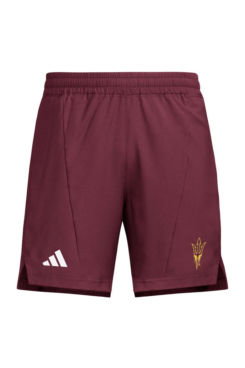 Men's adidas Maroon Arizona State Sun Devils Program Woven Training Shorts, Alternate, color, Maroon