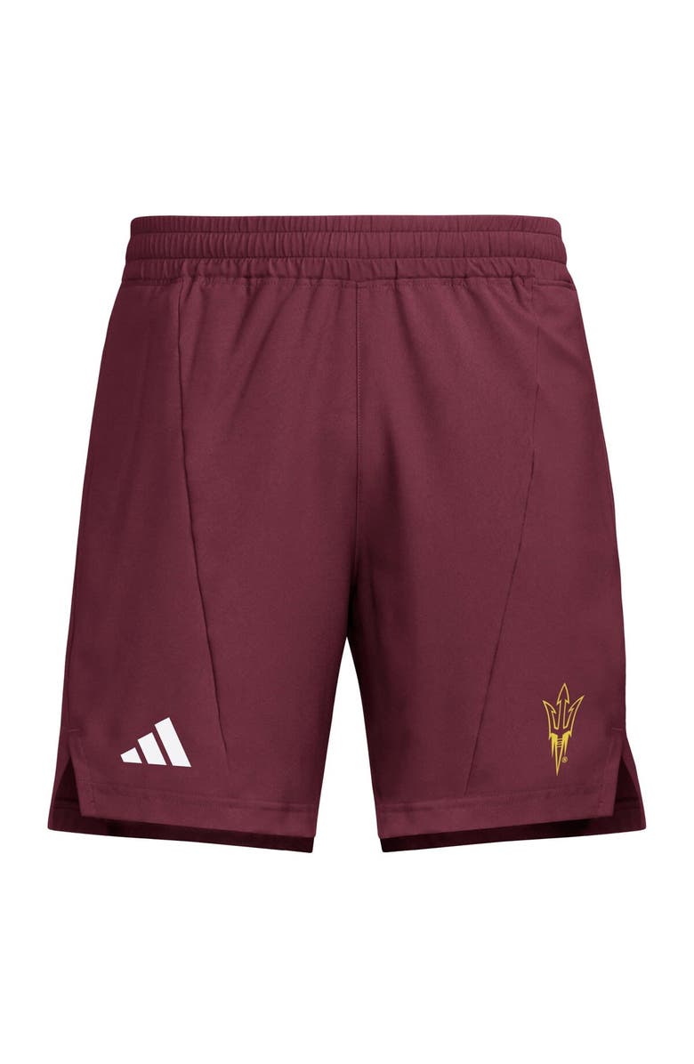 adidas Men
s adidas Maroon Arizona State Sun Devils Program Woven Training Shorts, Alternate, color, Maroon