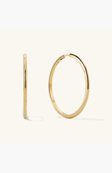 Tube Oversized Hoop Earrings