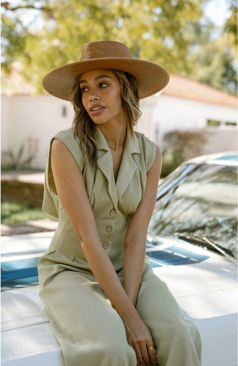 Hemlock Cruz Fedora, Alternate, color, Saddle