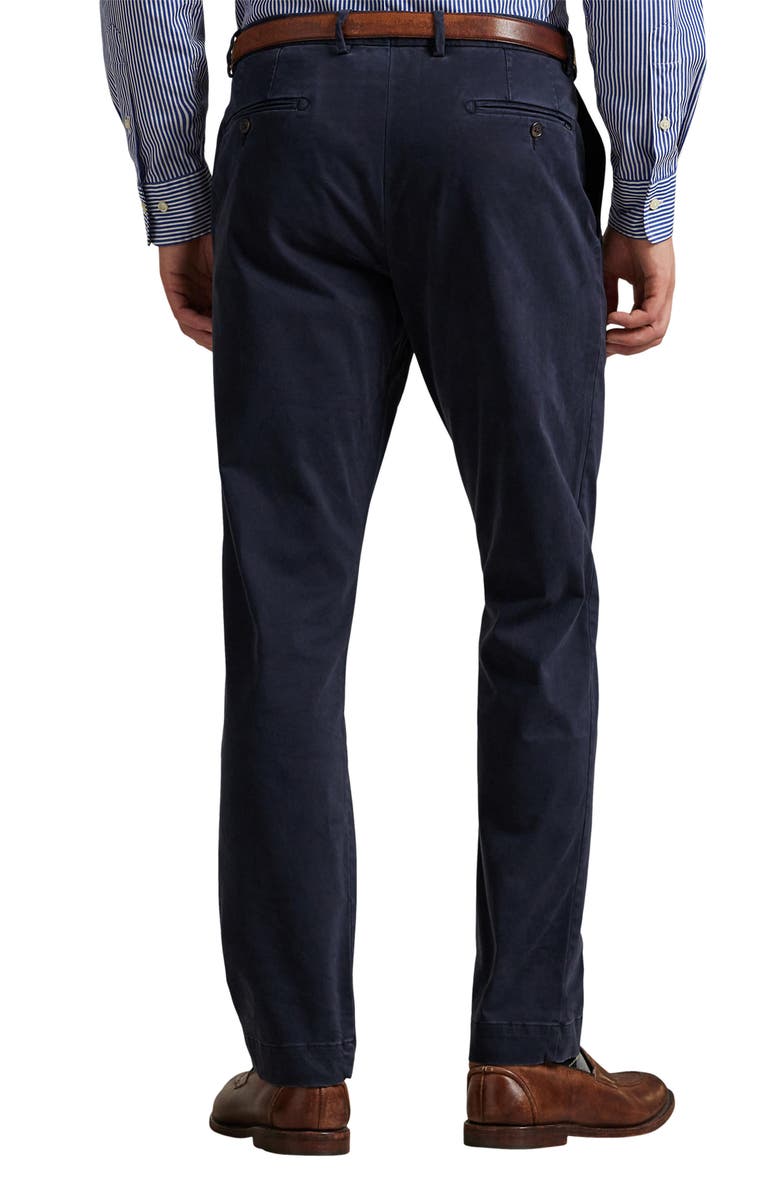 Polo Ralph Lauren Jarrett Slim Fit Sateen Pants, Alternate, color, Aviator Navy