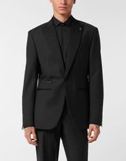 PHILIPP PLEIN One-Button Blazer Slim Fit Teddy Men