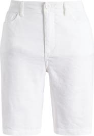 NYDJ Linen Blend Bermuda Shorts