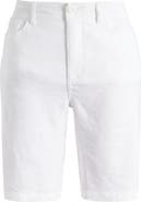 NYDJ Linen Blend Bermuda Shorts