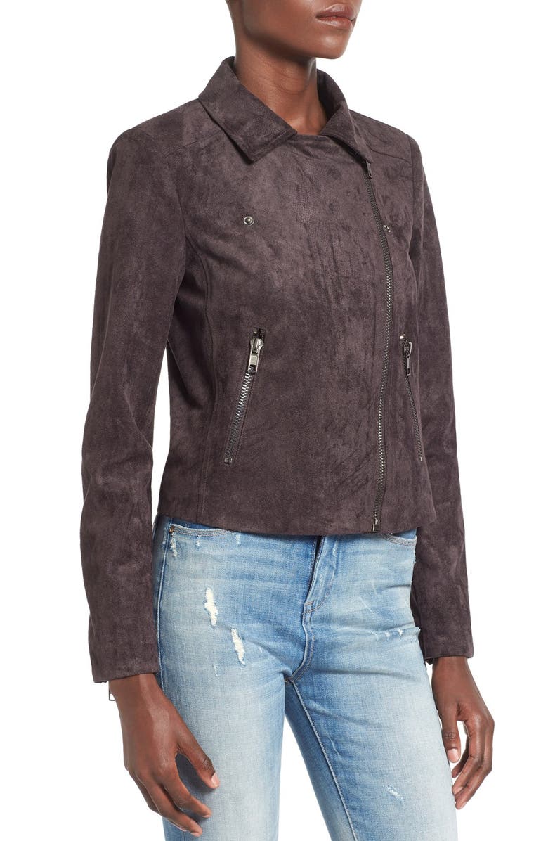 ASTR the Label ASTR Faux Suede Moto Jacket, Alternate, color,