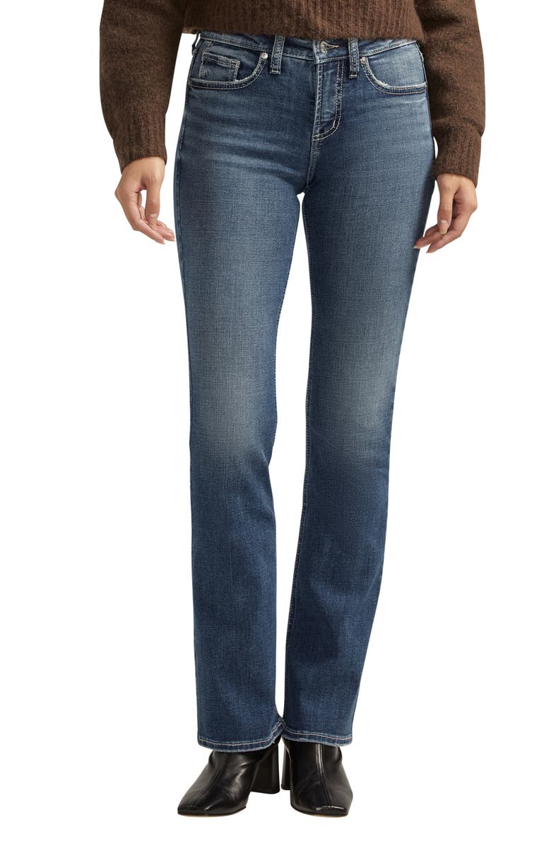 Silver Jeans Co. Suki Slim Fit Bootcut Jeans, Main, color, Indigo